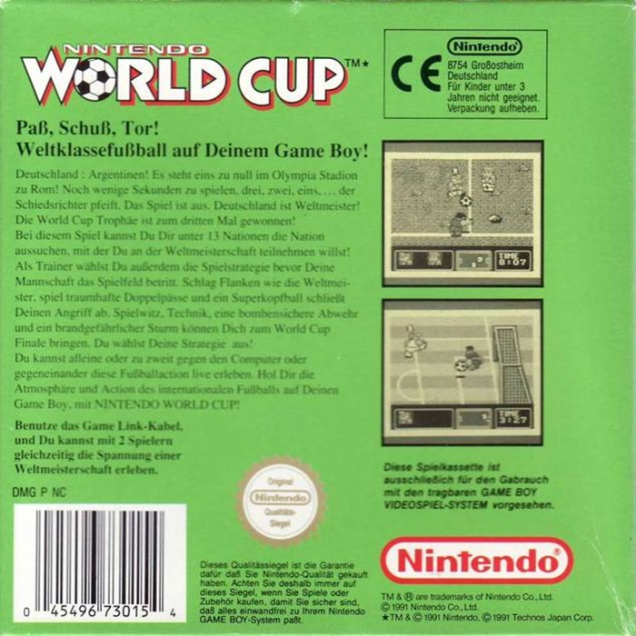 Nintendo World Cup - Dos