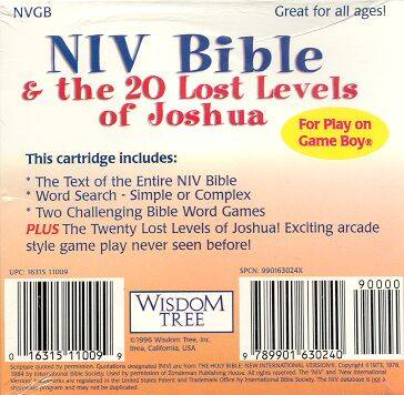 NIV Bible & the 20 Lost Levels of Joshua - Dos