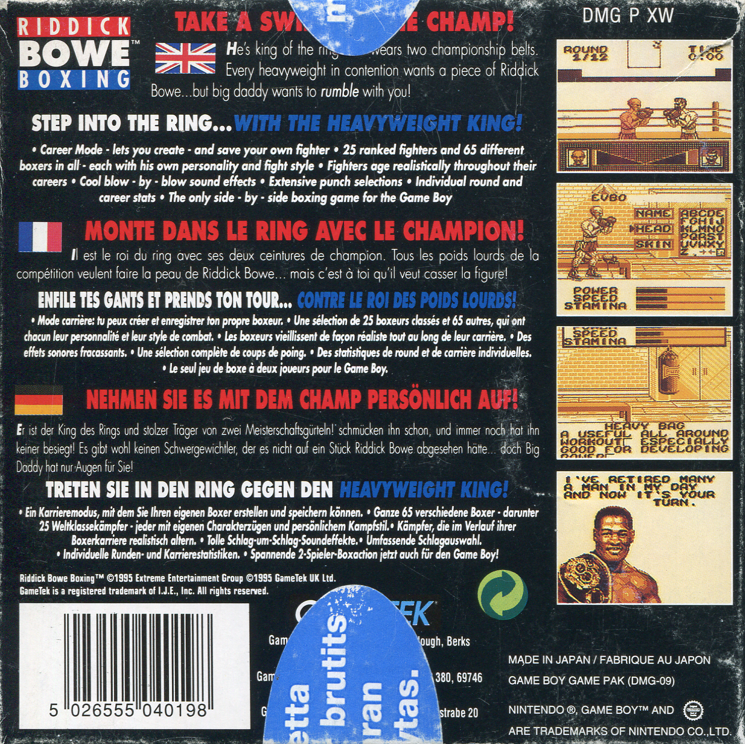 Riddick Bowe Boxing - Dos