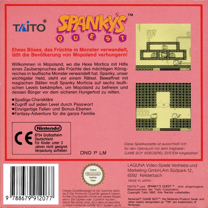 Spanky's Quest dos