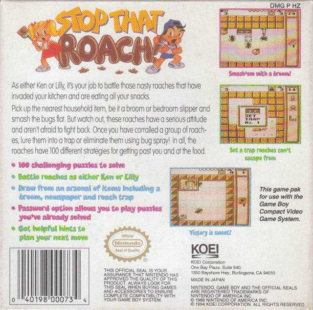 Stop That Roach! - Dos