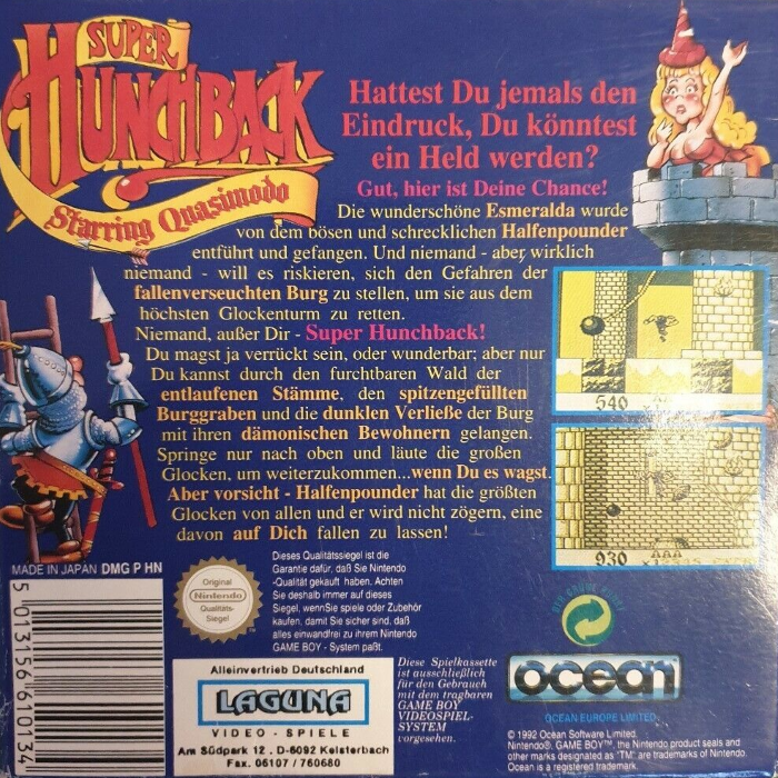 Super Hunchback - Dos