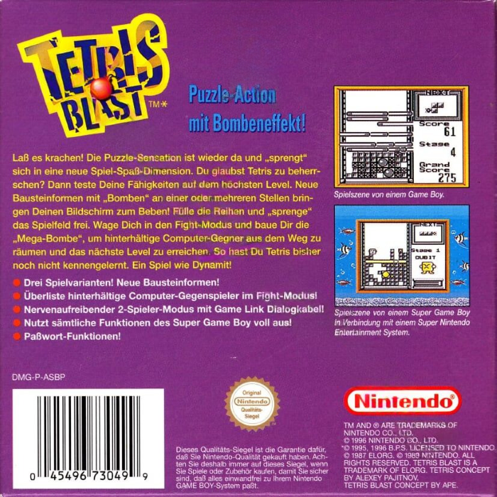 Tetris Blast - Dos