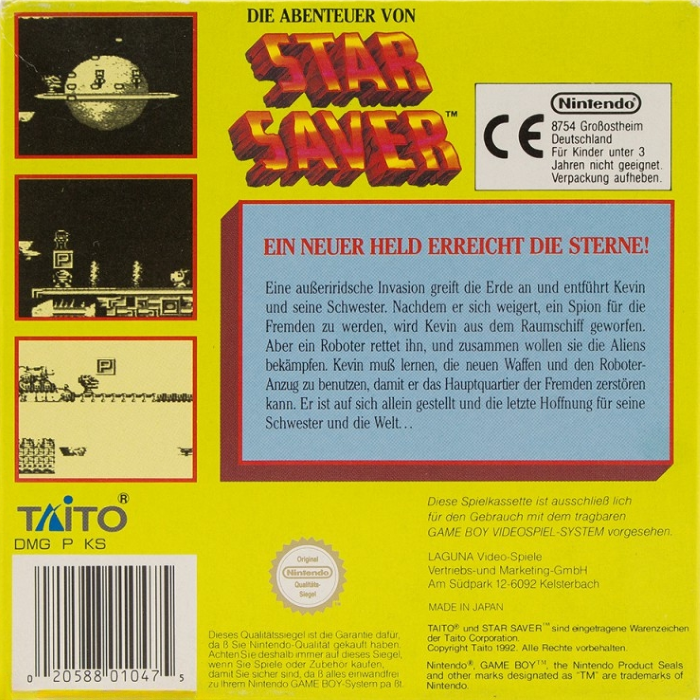 The Adventures of Star Saver - Dos