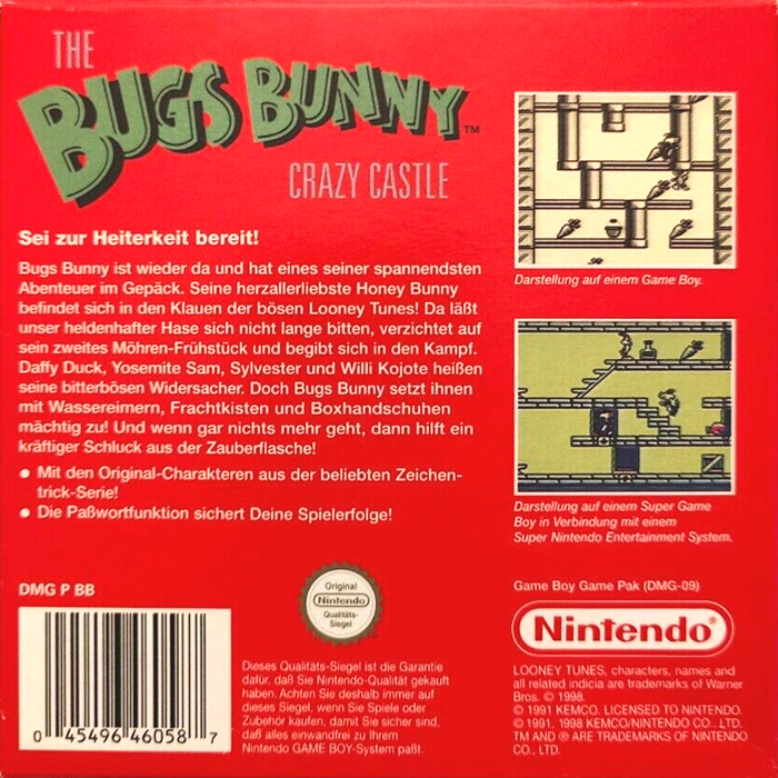 The Bugs Bunny Crazy Castle 2 - Dos