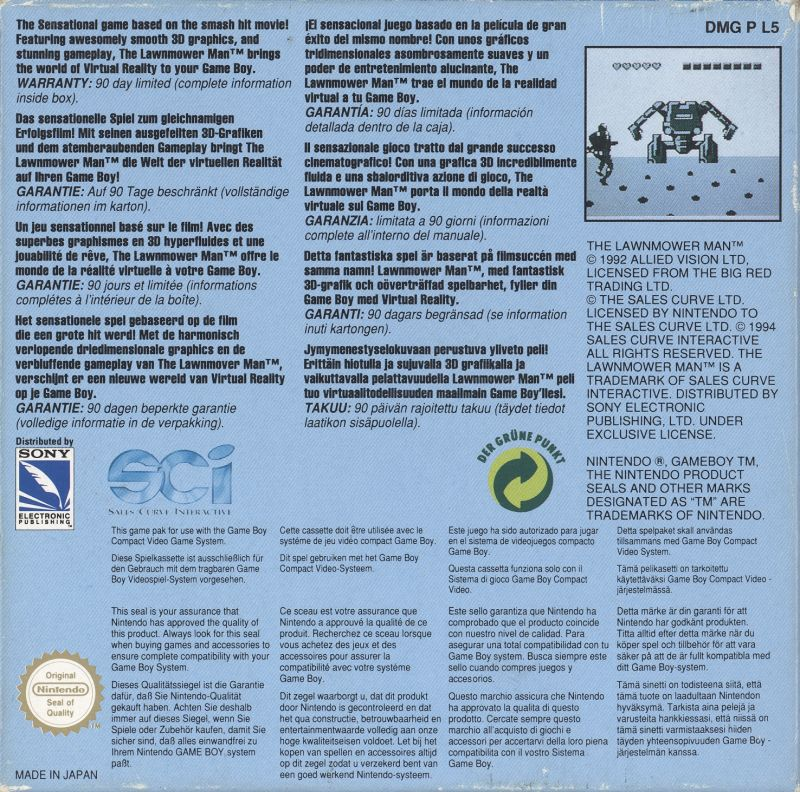 The Lawnmower Man - Dos