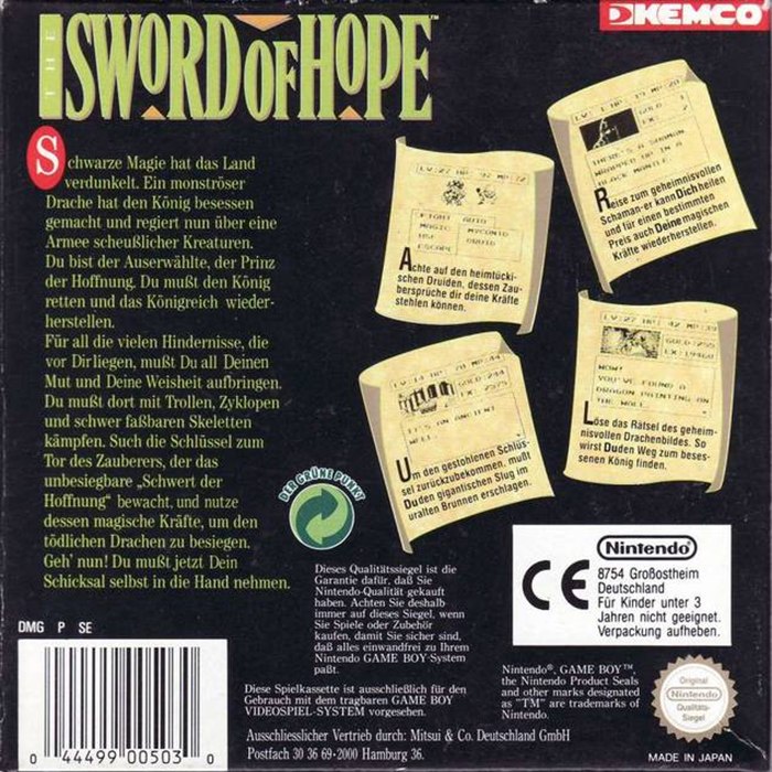 The Sword of Hope - Dos