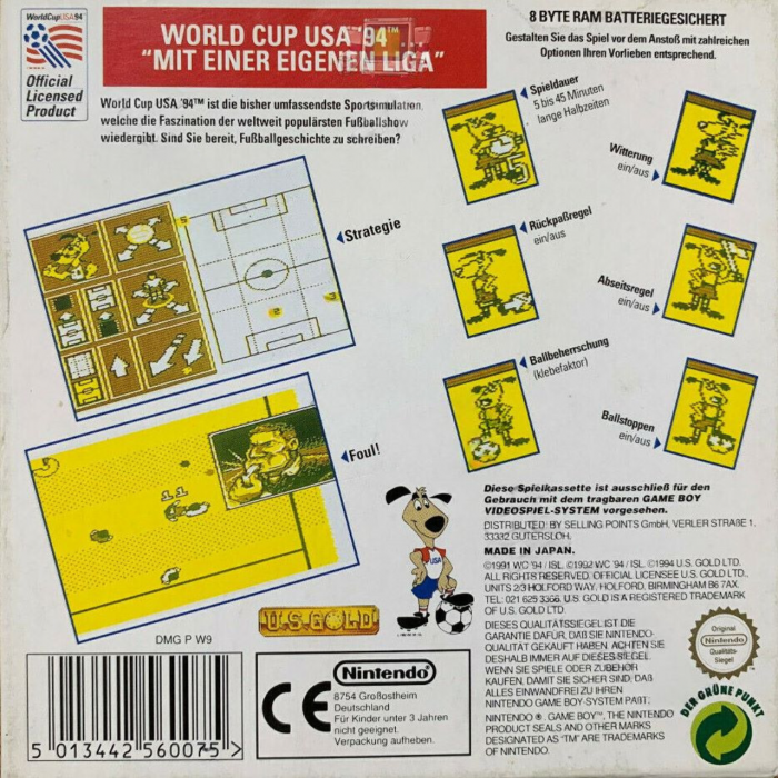 World Cup Usa '94 - Dos