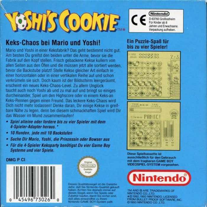 Yoshi's Cookie - Dos