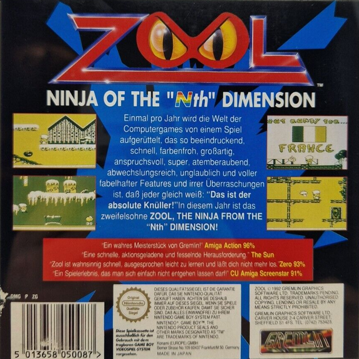 Zool : Ninja of the “Nth” Dimension - Dos