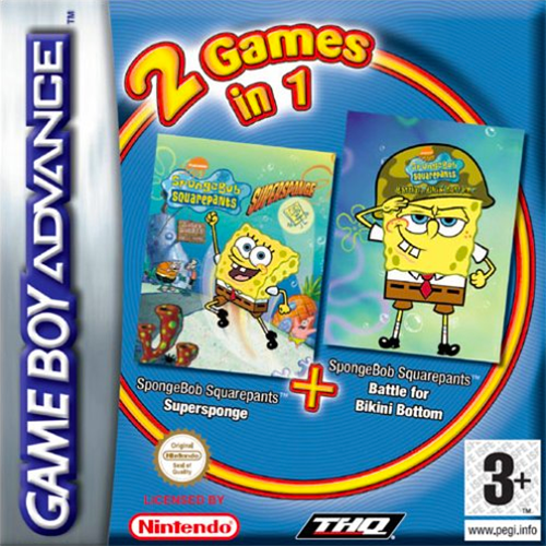 2 Games in 1 - SpongeBob SquarePants - SuperSponge