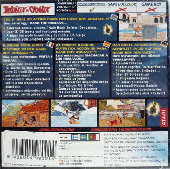 Astérix And Obélix Xxl - Dos