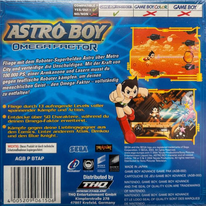 Astro Boy : Omega Factor - Dos