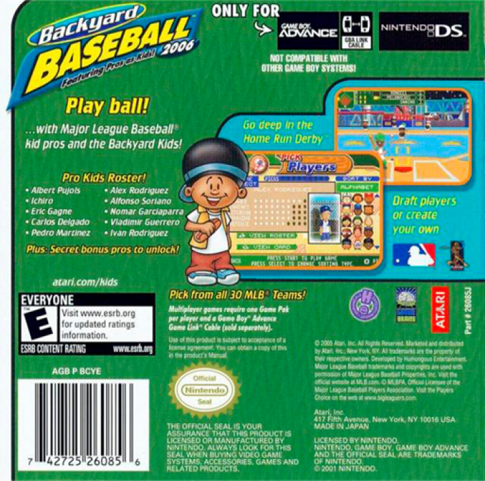 Backyard Baseball 2006 - Dos
