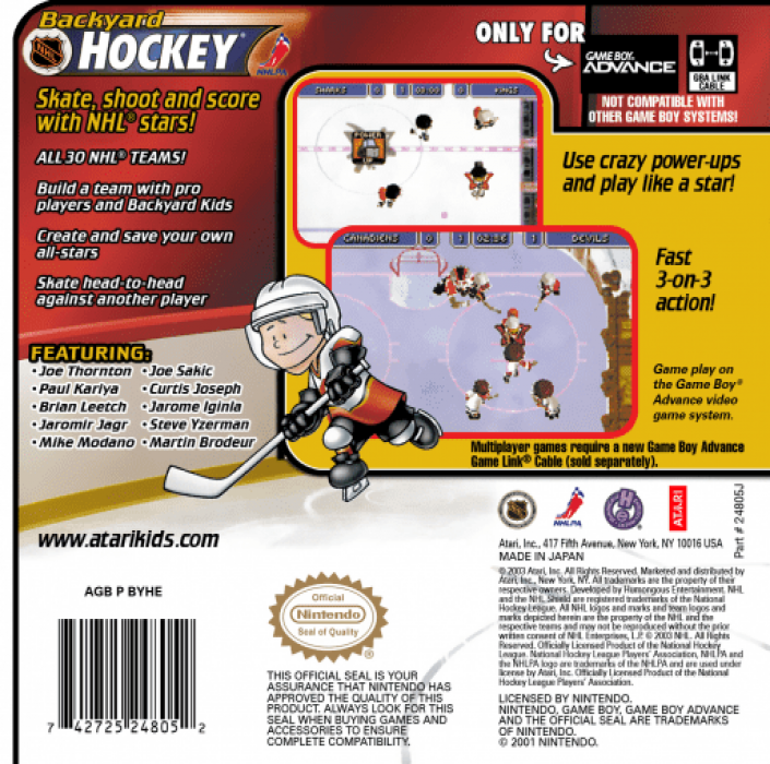 Backyard Hockey - Dos