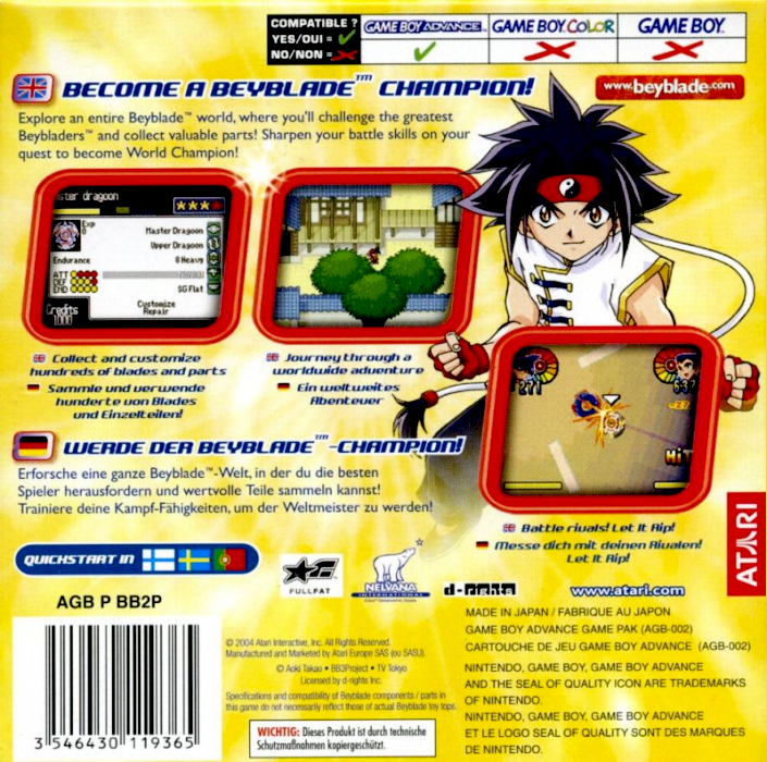 Beyblade : GRevolution - Dos