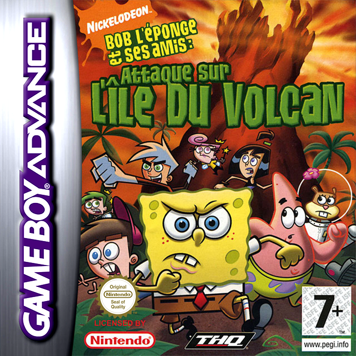Bob l'Eponge et ses Amis : Attaque sur l'Ile du Volcan