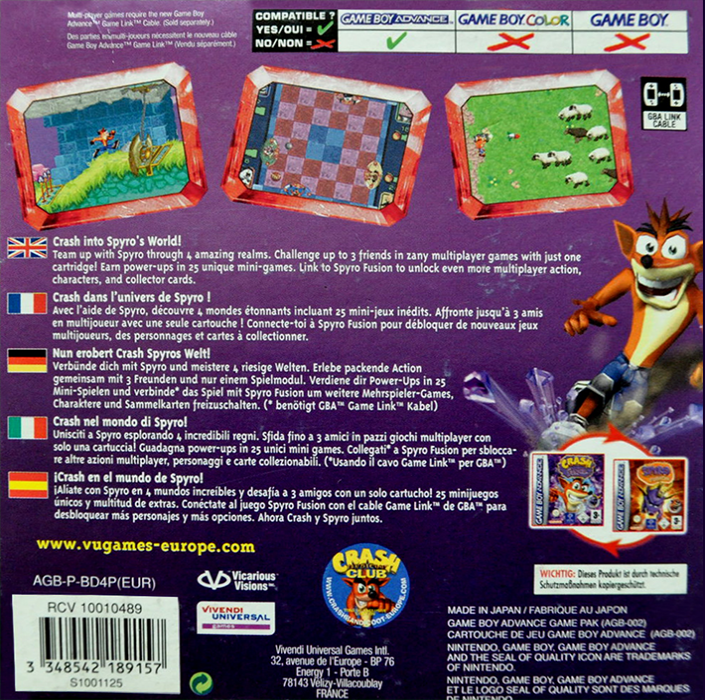 Crash Bandicoot Purple : Ripto's Rampage - Dos