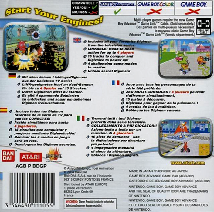 Digimon Racing - Dos