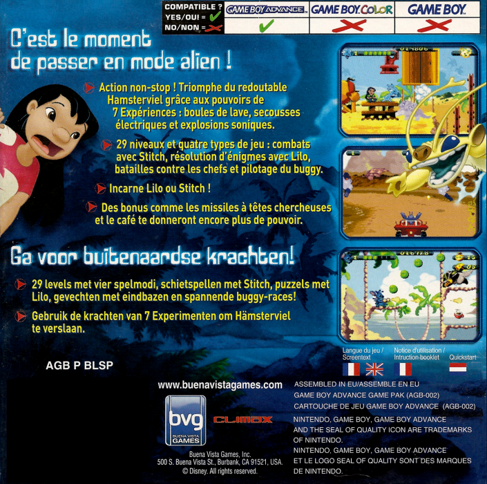 Disney's Lilo & Stitch 2: Hamsterviel Havoc - Dos