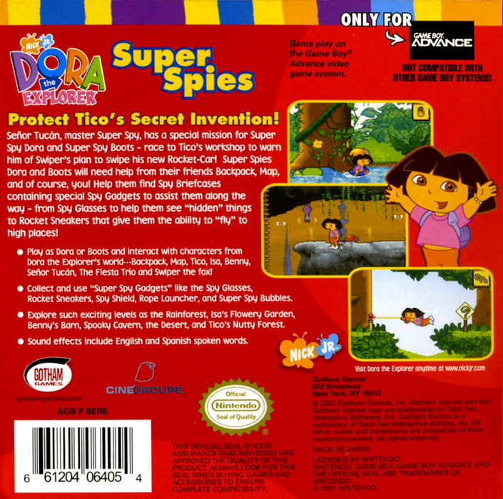 Dora the Explorer : Super Spies - Dos