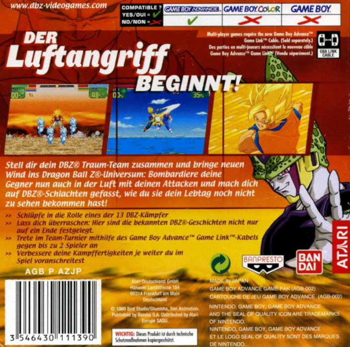 Dragon Ball Z : Supersonic Warriors - Dos