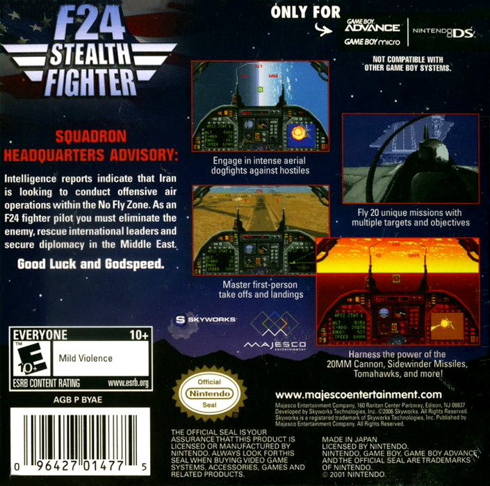 F24 Stealth Fighter - Dos