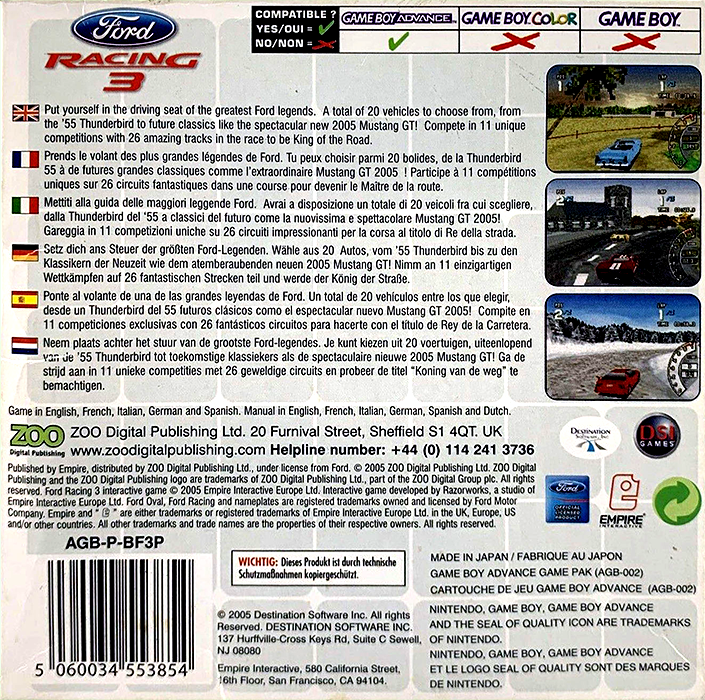 Ford Racing 3 - Dos