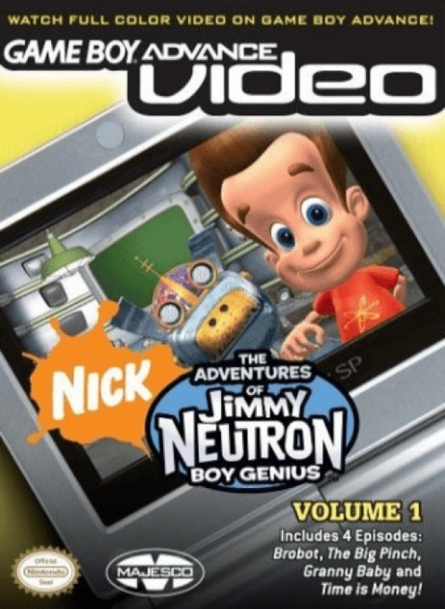 Game Boy Advance Video - The Adventures Of Jimmy Neutron Boy Genius - Volume 1