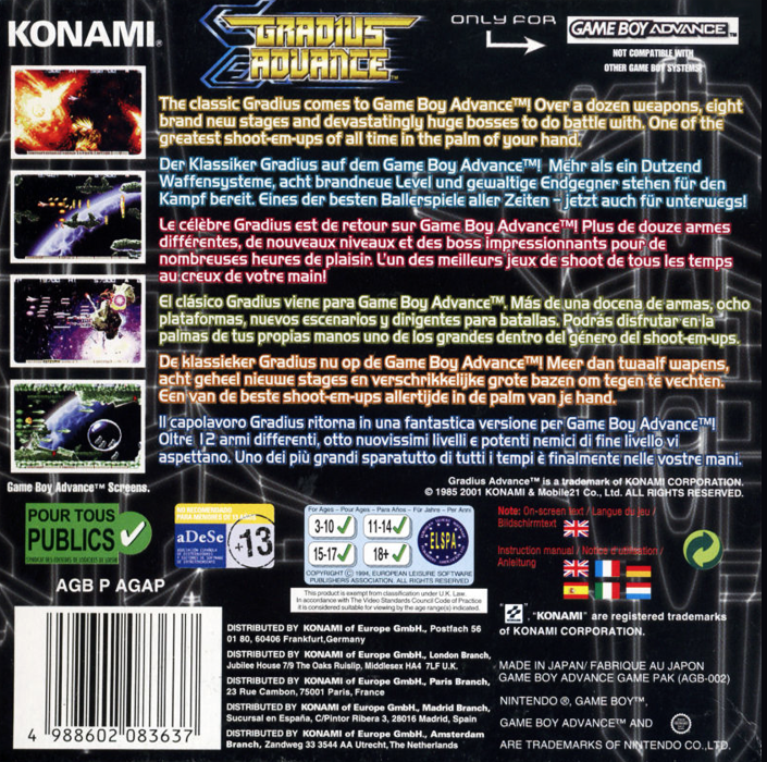 Gradius Galaxies - Dos