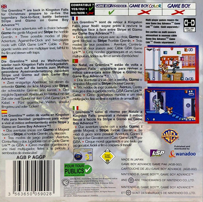 Gremlins : Stripe vs Gizmo - Dos