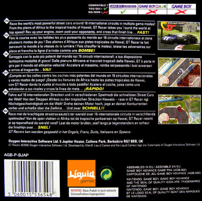 Gt Racers - Dos