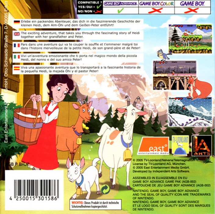 Heidi - The Game - Dos