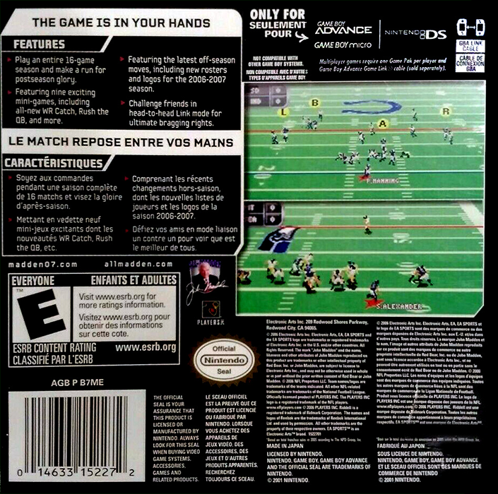 Madden NFL 06 - Dos