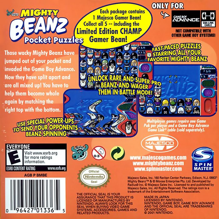 Mighty Beanz Pocket Puzzles - Dos