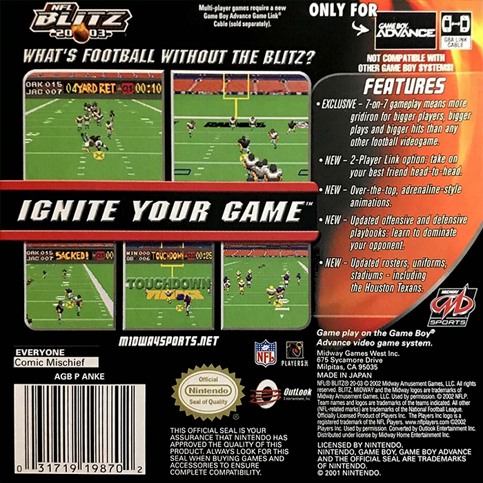 NFL Blitz 20-02 - Dos
