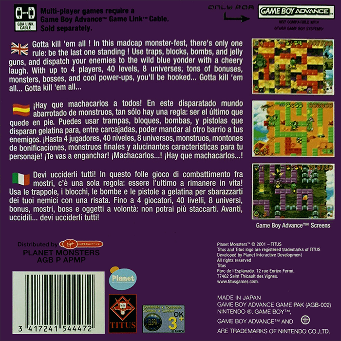 Planet Monsters - Dos