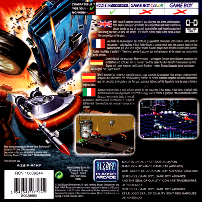 Rock 'N Roll Racing - Dos