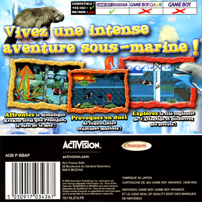 Shamu's Deep Sea Adventures - Dos