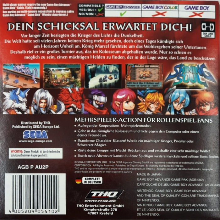 Shining Soul II - Dos