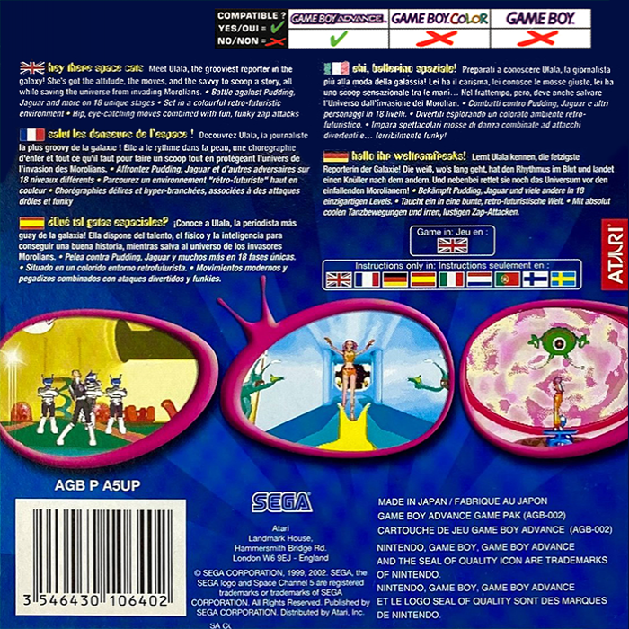 Space Channel 5 : Ulala's Cosmic Attack - Dos