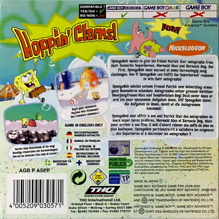 Spongebob Squarepants : Supersponge - Dos