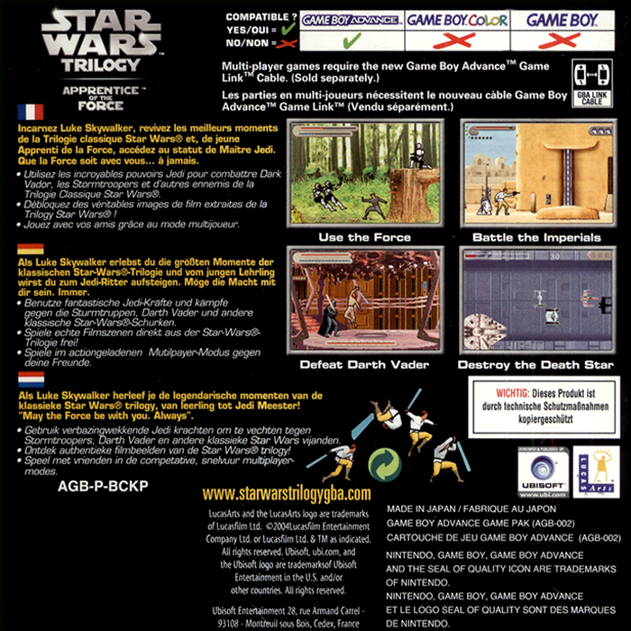Star Wars Trilogy : Apprentice of the Force - Dos