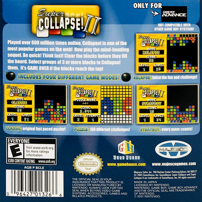 Super Collapse! II - Dos