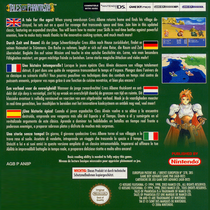 Tales of Phantasia - Dos