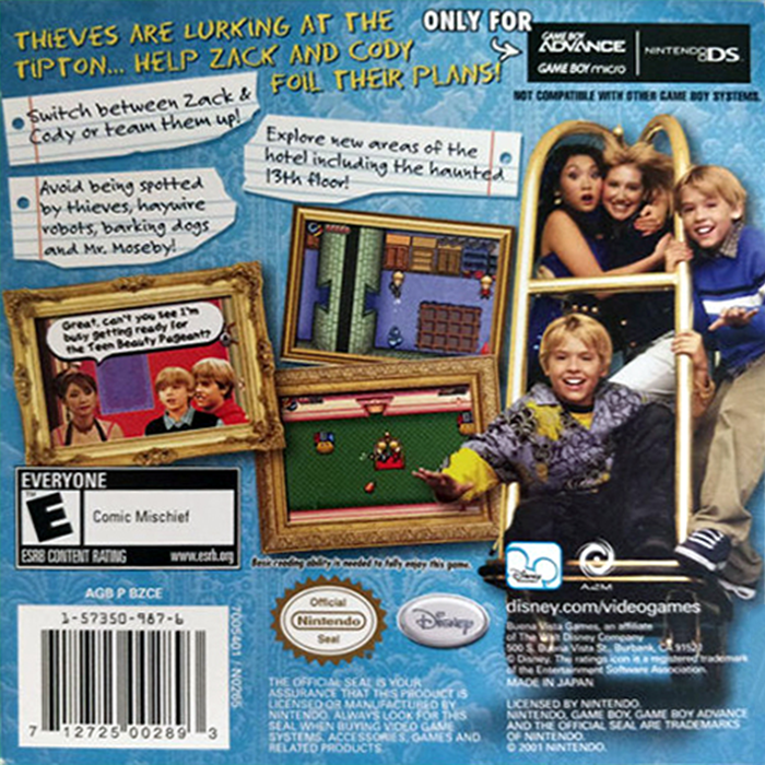 The Suite Life of Zack & Cody : Tipton Caper - Dos