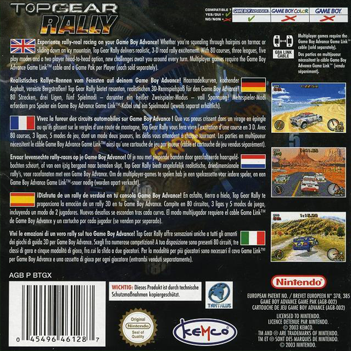 Top Gear Rally - Dos