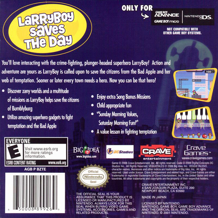 VeggieTales : LarryBoy and the Bad Apple - Dos