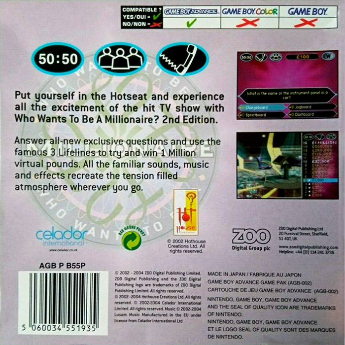 Who Wants To Be A Millionaire - 2nd Edition - Dos