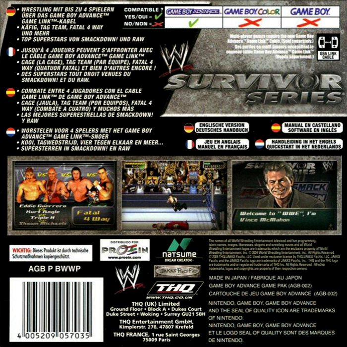 WWE Survivor Series - Dos